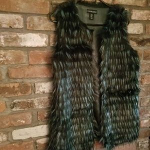 Cynthia Rowley Faux Fur Gorgeous Trendy Vest Women